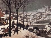 BRUEGHEL, Pieter the Younger The Hunters in the Snow china oil painting reproduction